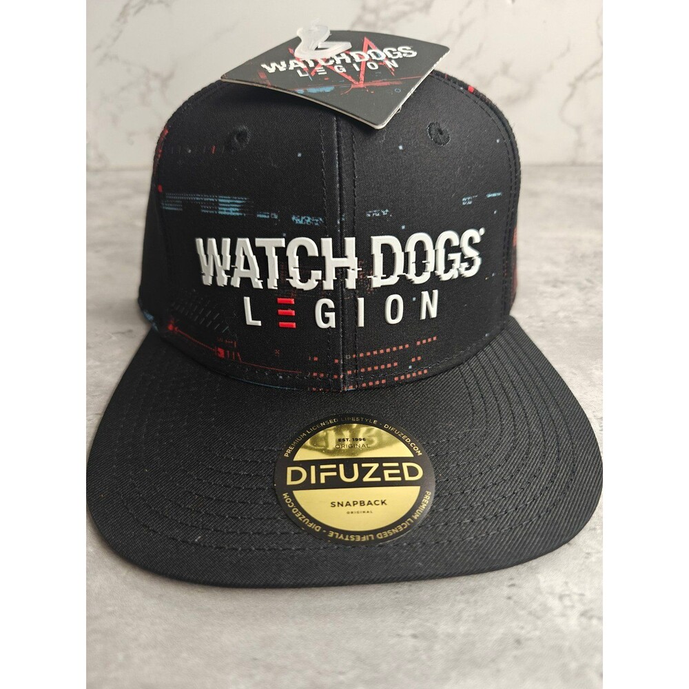 Watch Dogs Legion Video Game Hat Cap NWT Adult Snapback Difuzed Ubisoft